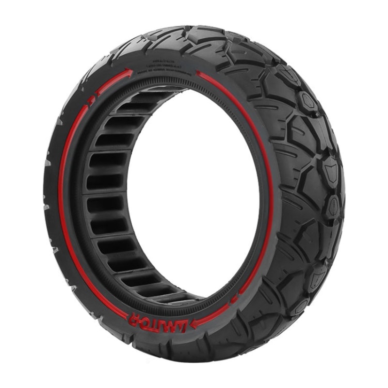 AIMITE 10 x 2.7-2.75 53.5 Card 255-70 Or 70 / 65-6.5 Scooter Universal Off-Road Tire(Red Line)