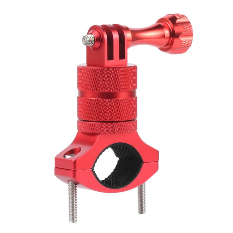 Aluminum Alloy Bicycle Mounting Bracket Bicycle Clip For Action Camera (Red)