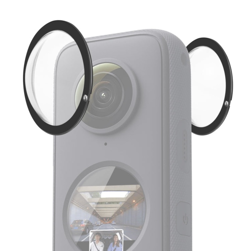 PULUZ Lens Guard PC Protective Cover for Insta360 One X2 (Black)