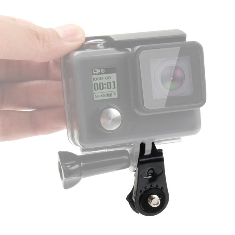 PULUZ Screw Tripod Mount Connecting Adapter for GoPro, Insta360, DJI and Other Action Cameras (Black)