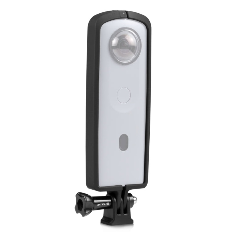 PULUZ PC ABS Plastic Protective Frame for Ricoh Theta SC2, with Adapter Mount & Screw (Black)
